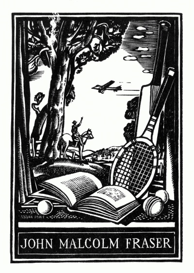 Malcolm Fraser's Bookplate.