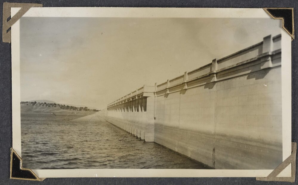 Hume Dam, New South Wales, March 1949