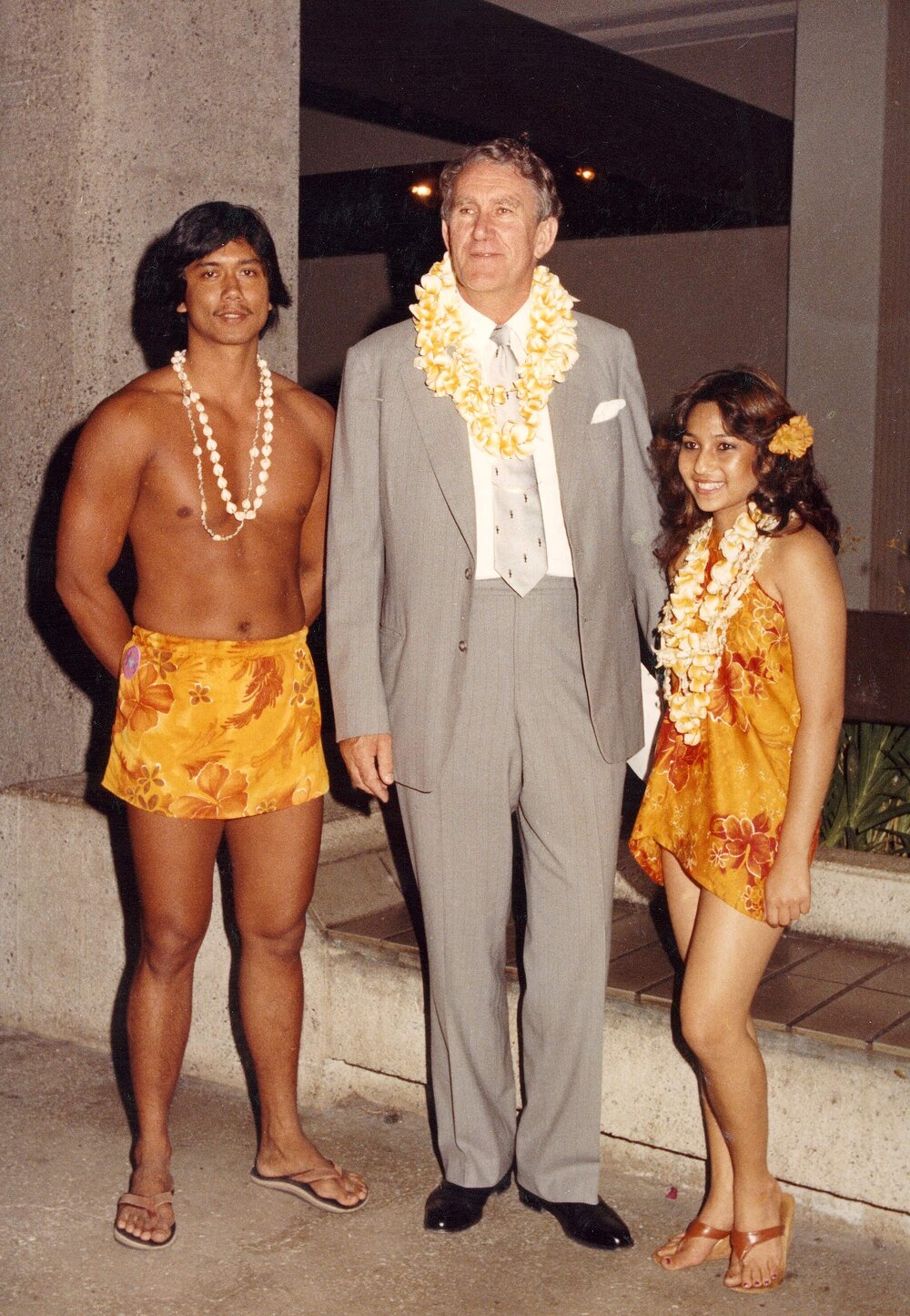 Malcolm Fraser on arrival in Honolulu for an official visit to the USA.
