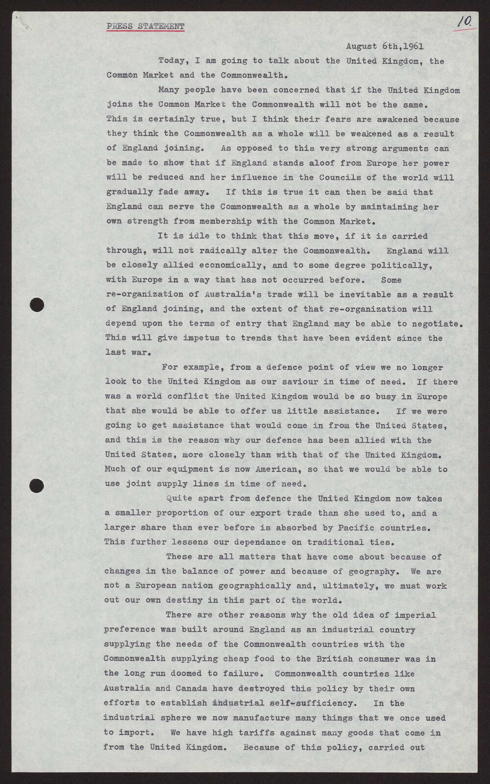 European common market