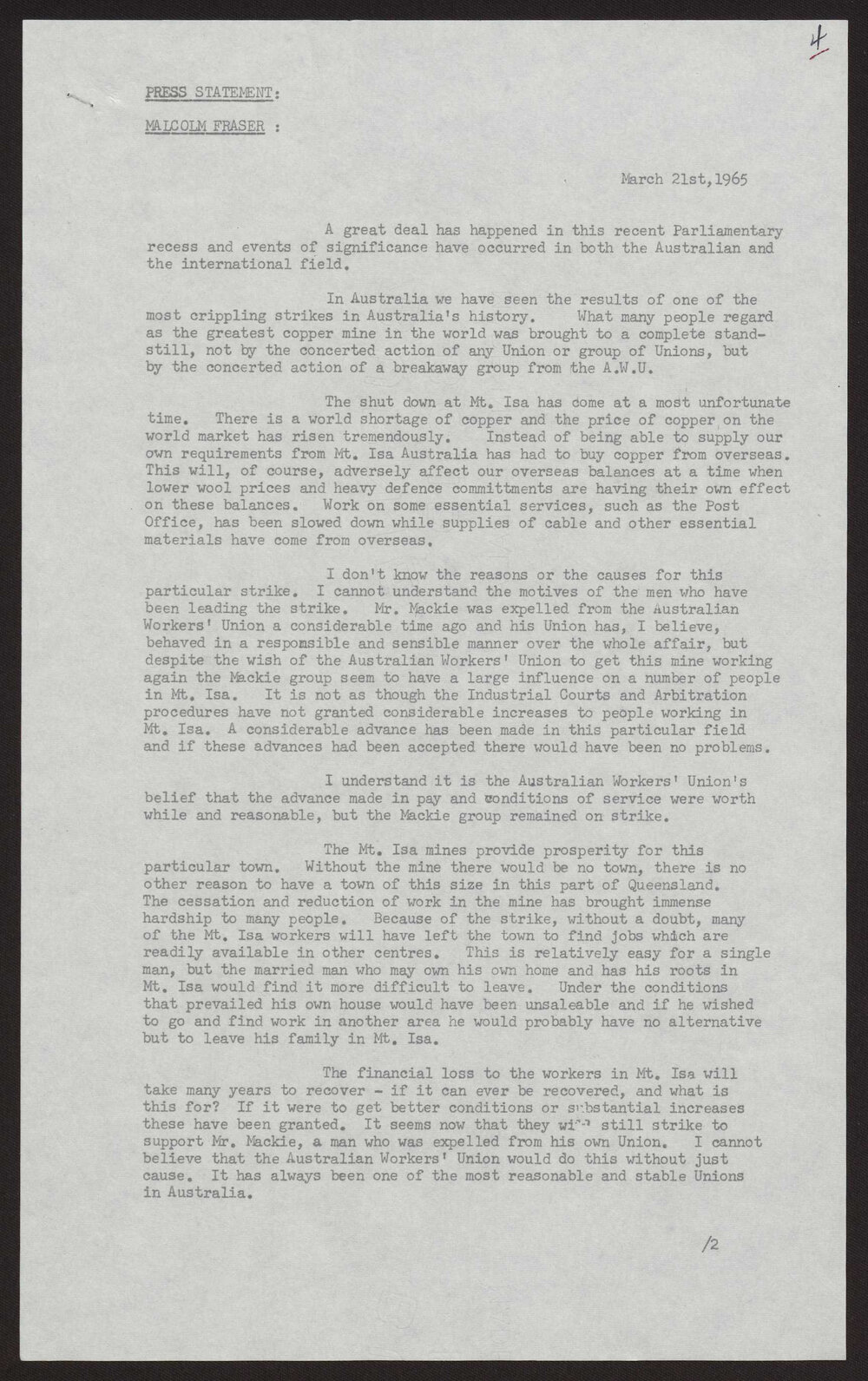 Happenings during recess