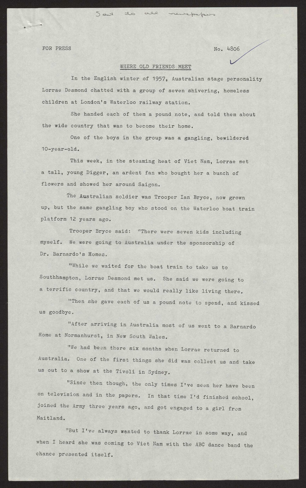 Where old friends meet