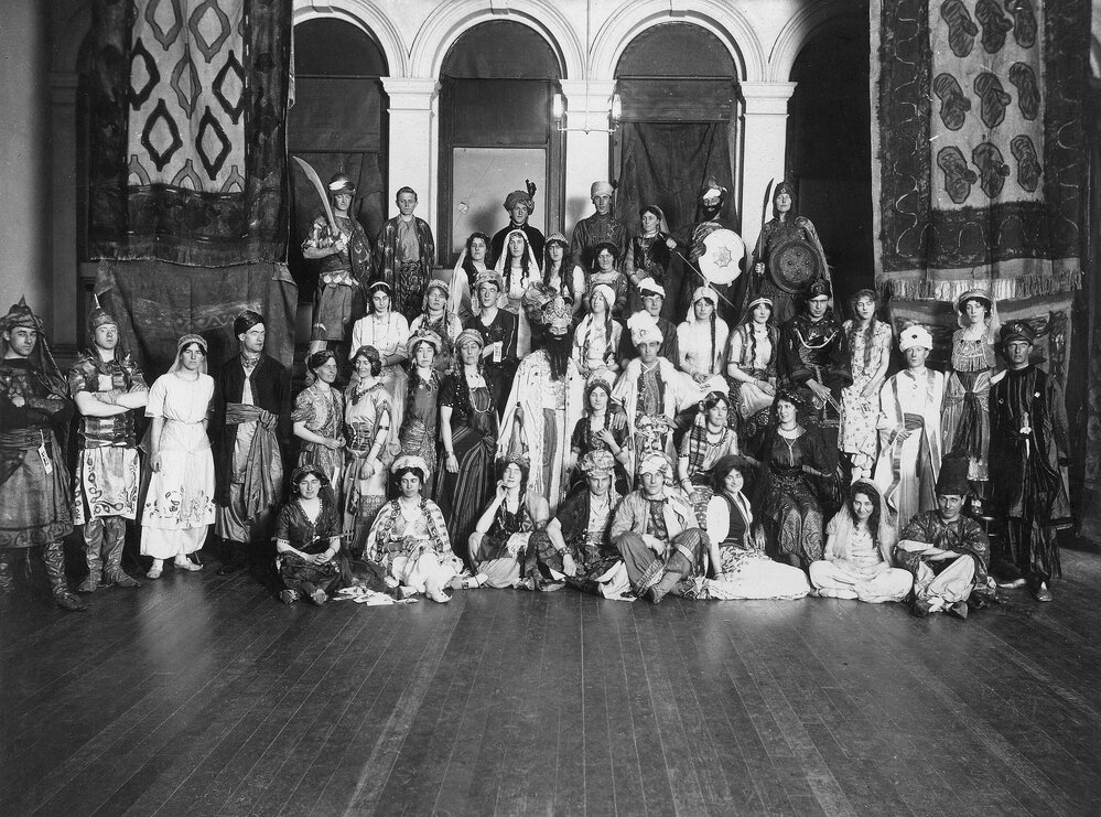 National Gallery of Victoria Art School Students' Fancy Dress Ball in Melbourne.