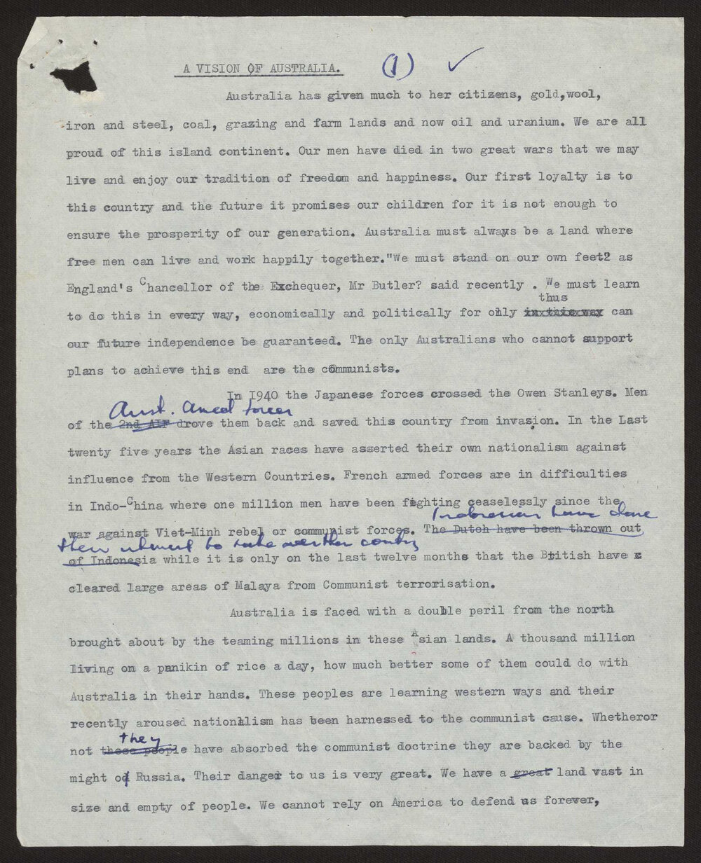 A vision for Australia