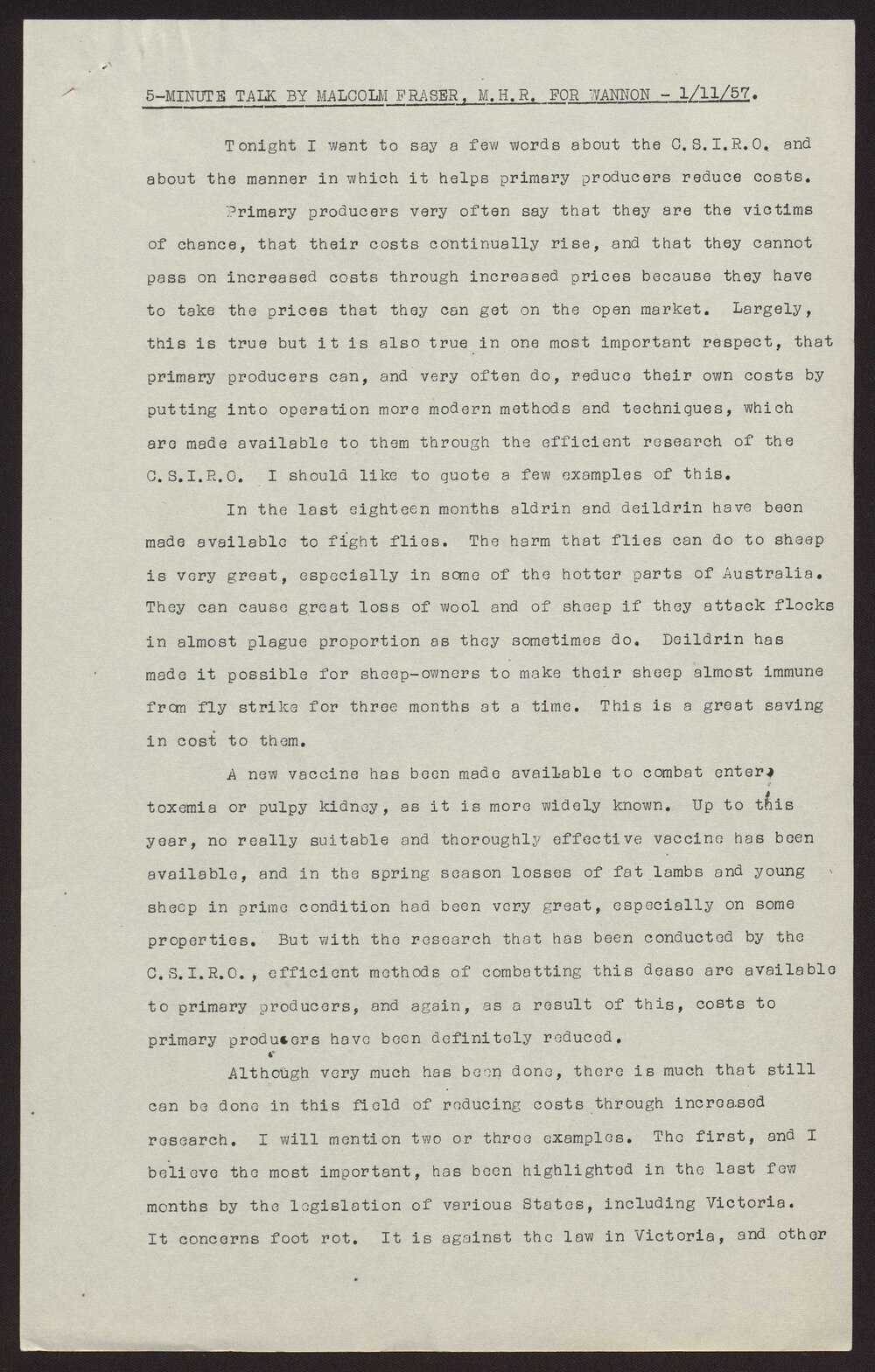 Commonwealth Scientific and Industrial Research Organisation