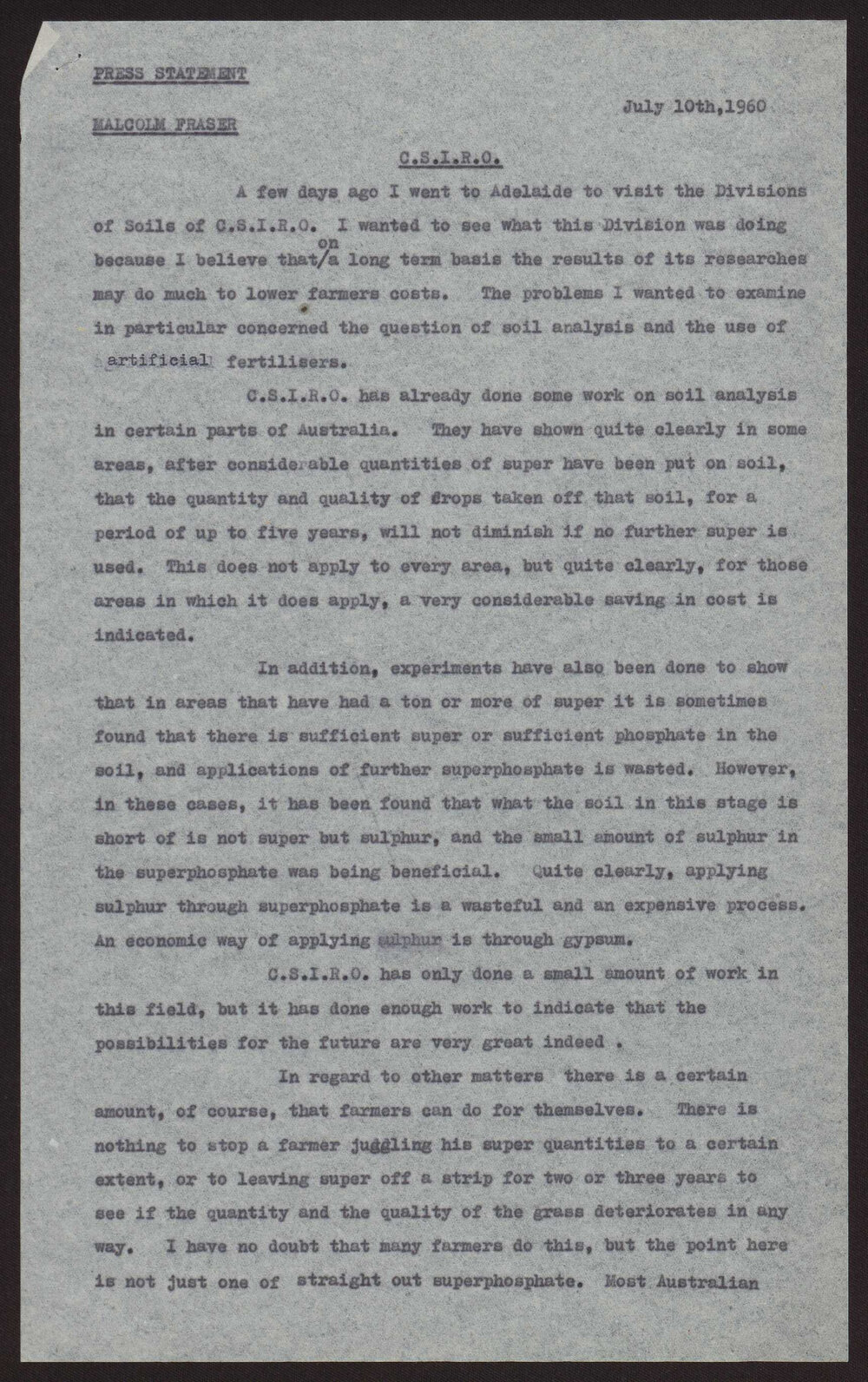 Commonwealth Scientific and Industrial Research Organisation