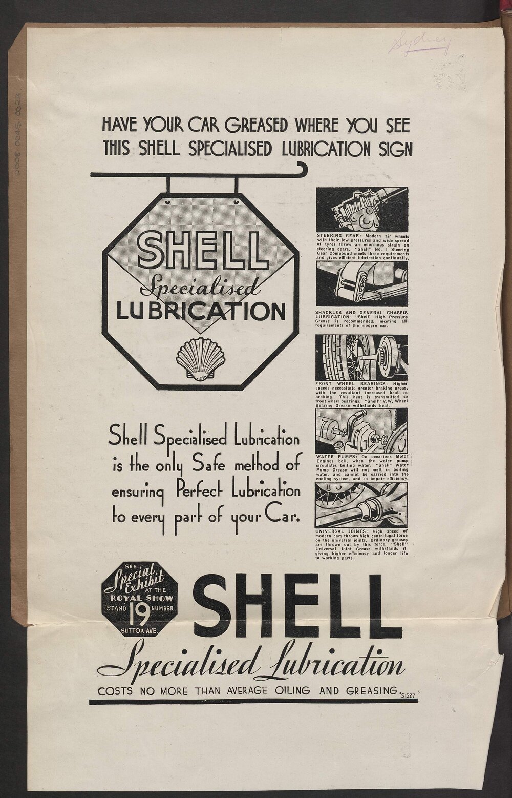 Advertisements for Shell products [7 of many]