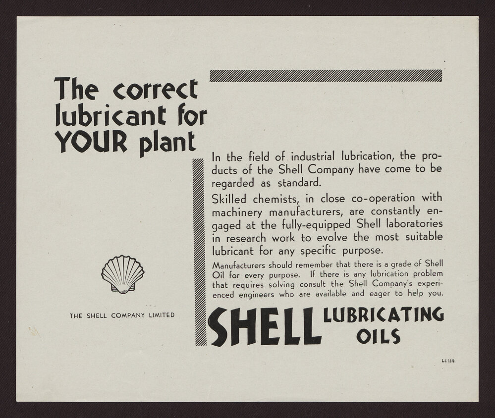 Collection of advertisements for Shell motor oils [19 of many]