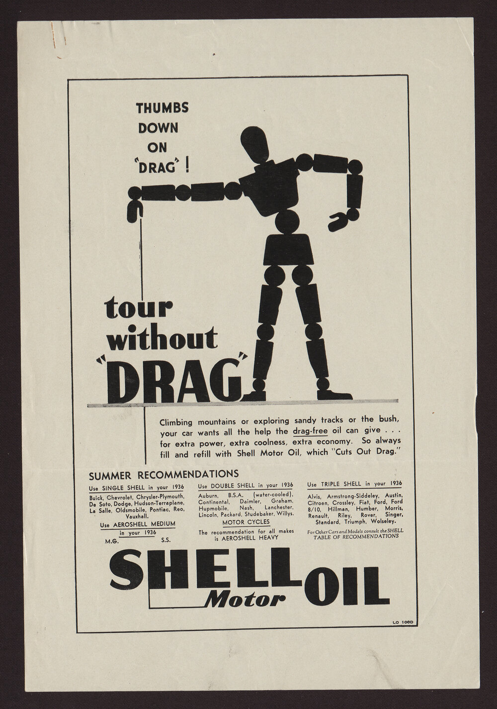 Collection of advertisements for Shell motor oils [22 of many]