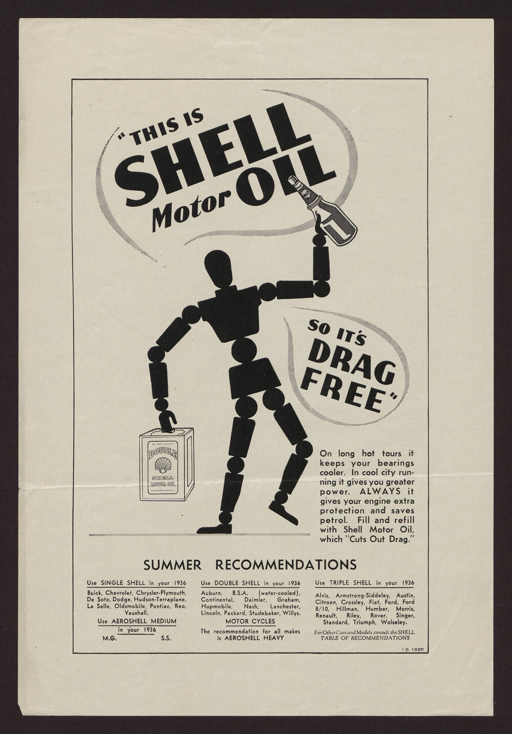 Collection of advertisements for Shell motor oils [29 of many]