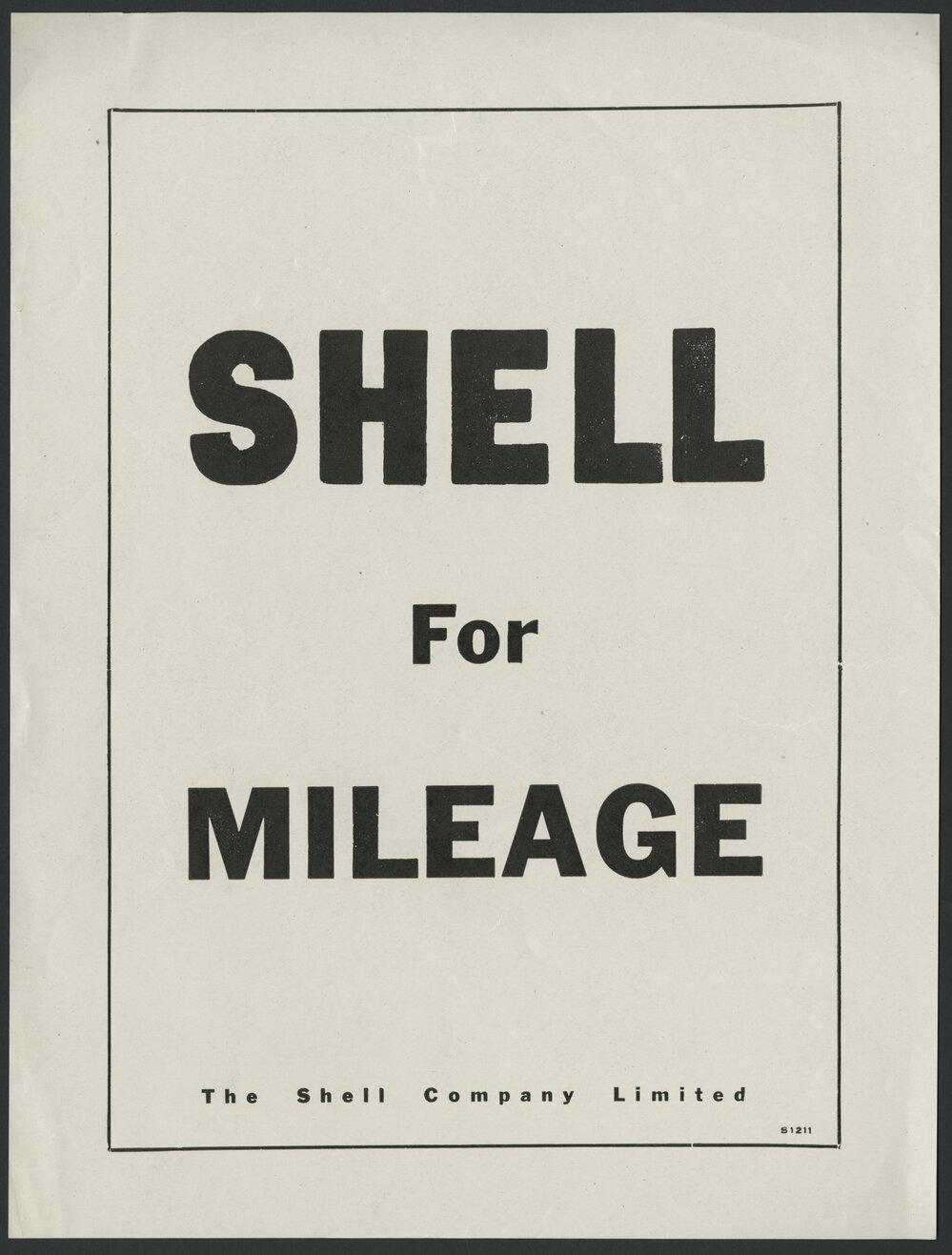 Collection of advertisements for Supershell petrol [2 of many]