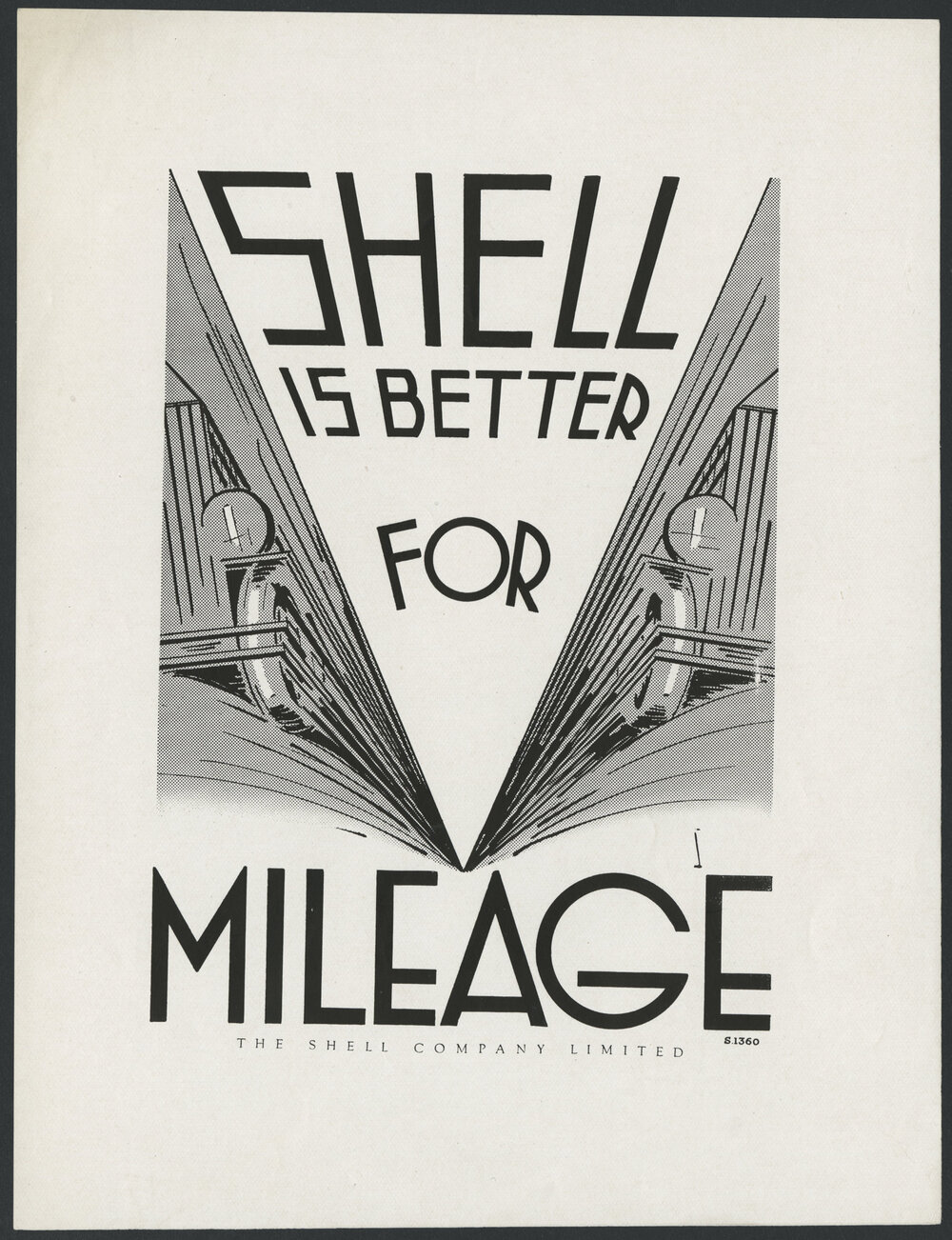 Collection of advertisements for Supershell petrol [8 of many]