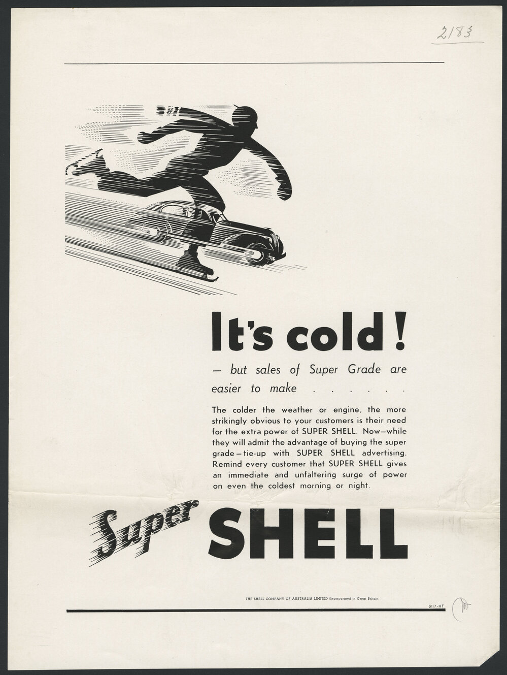 Collection of advertisements for Supershell petrol [36 of many]