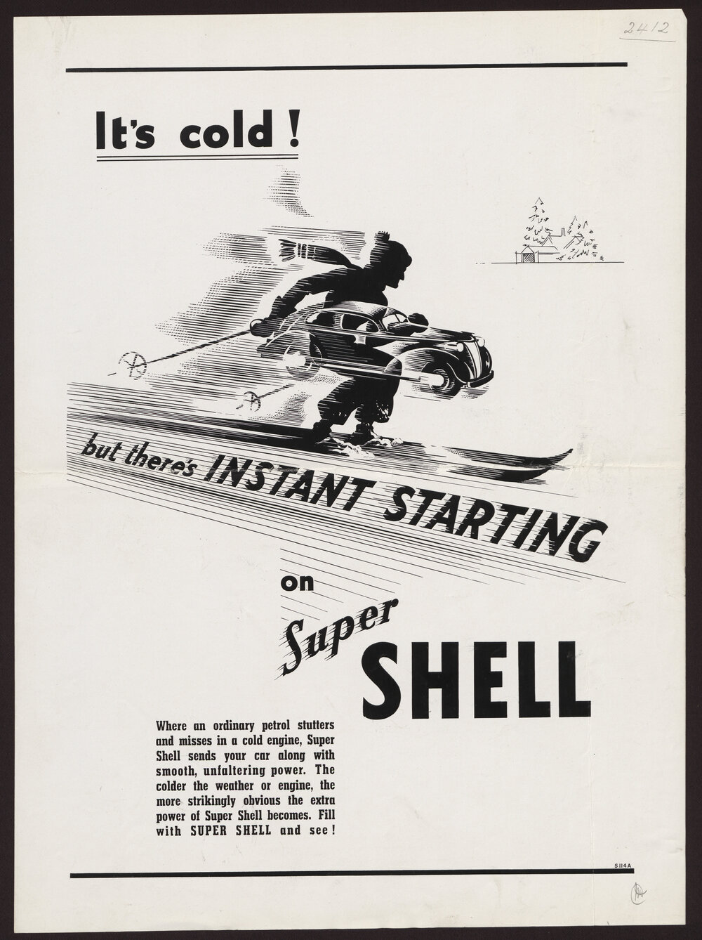 Collection of advertisements for Supershell petrol [39 of many]
