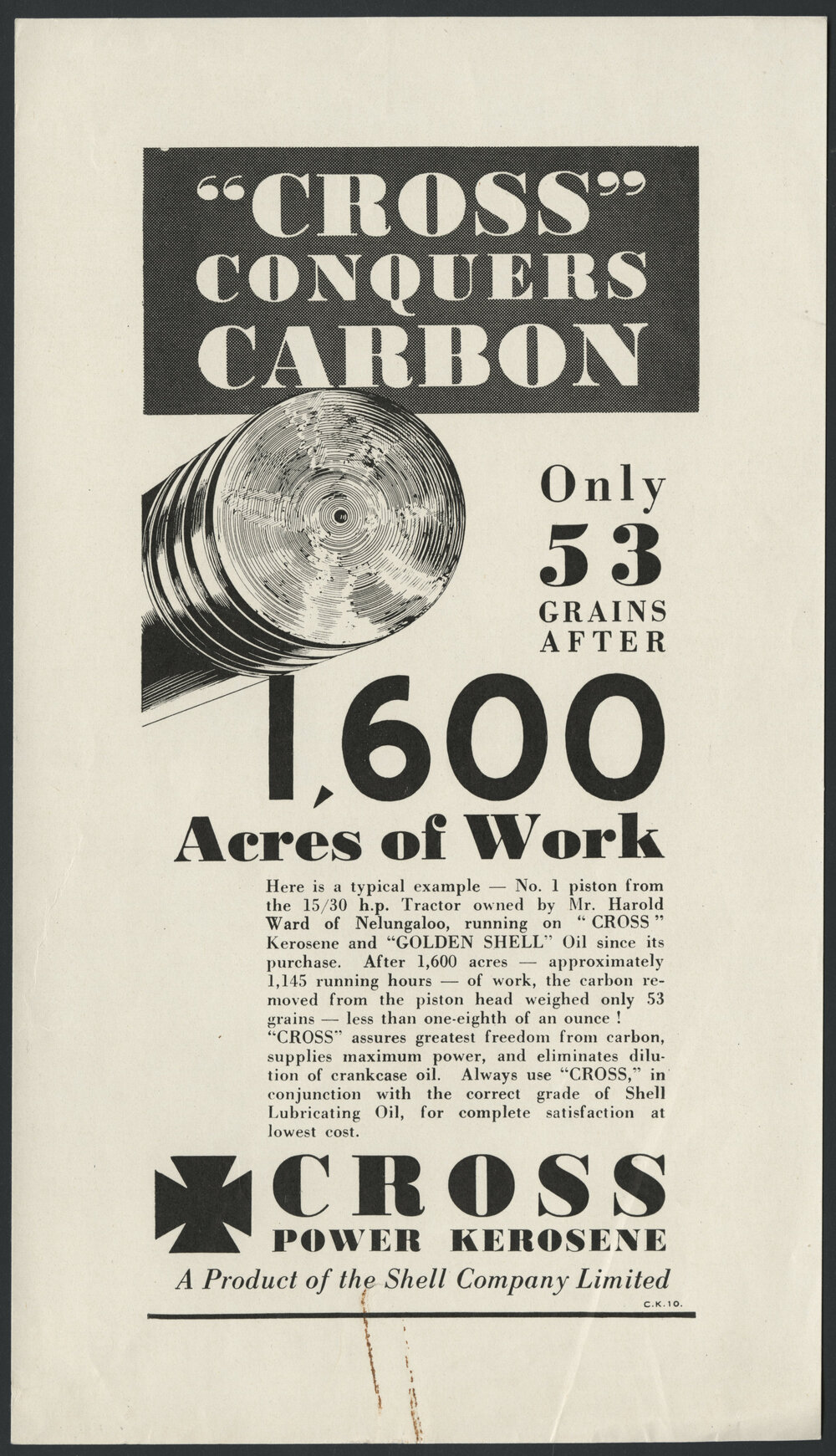 Advertisements for Cross Power Kerosene [6 of many]