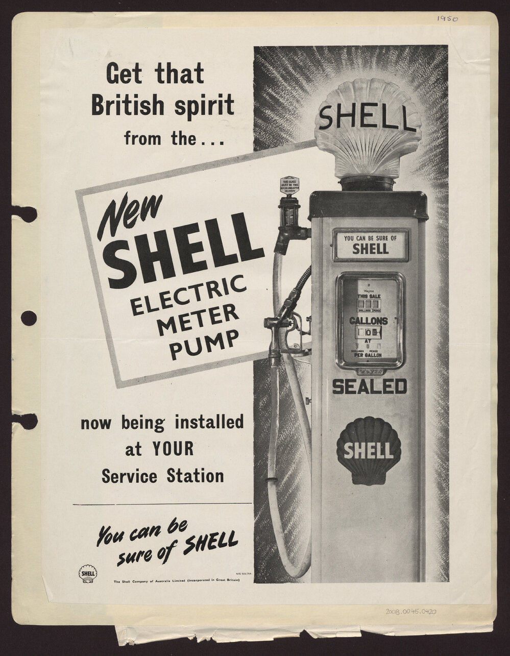 Advertising proofs for Shell products and services [1 of many]