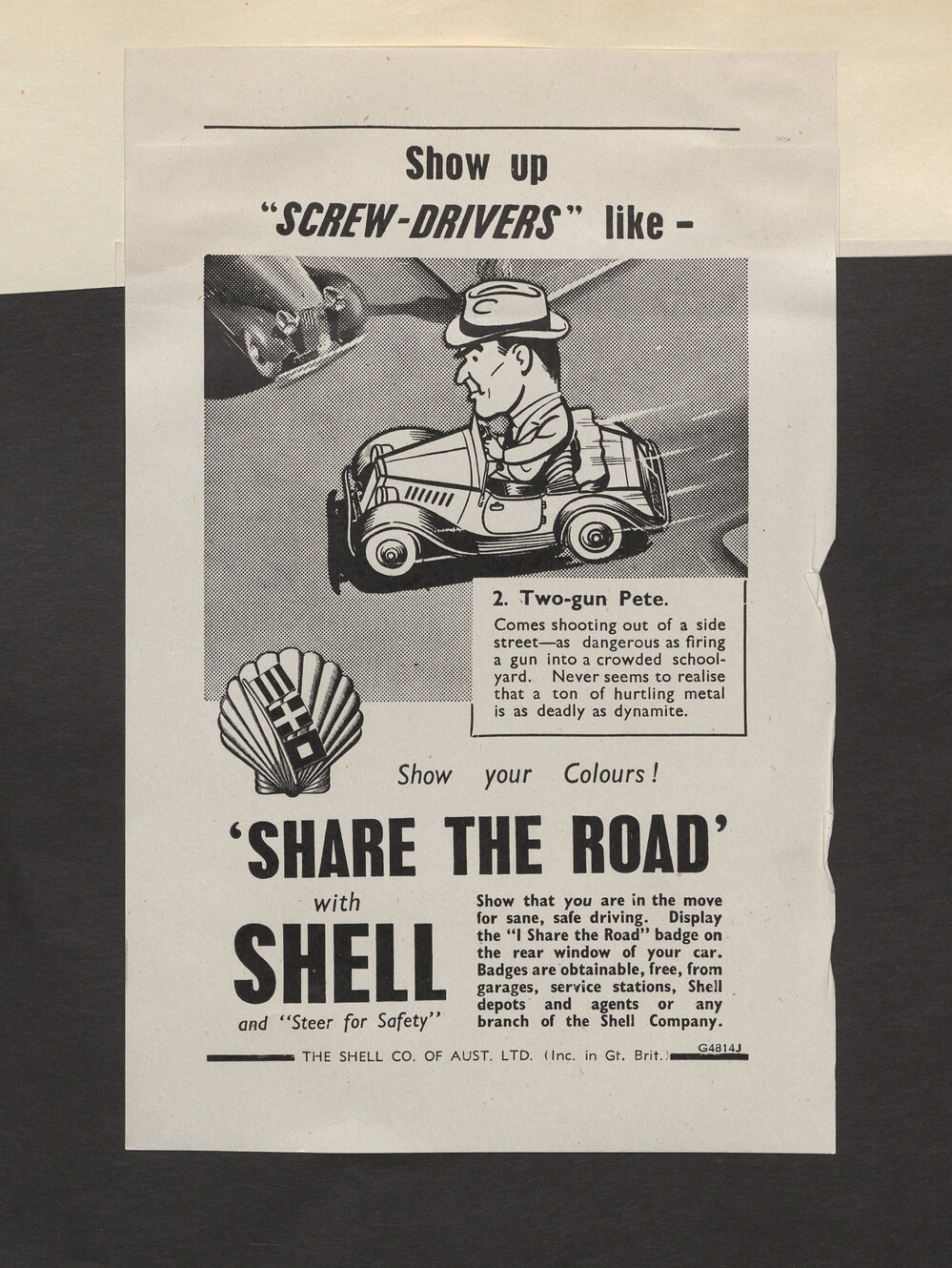 Advertising proofs for Shell products and services [6 of many]