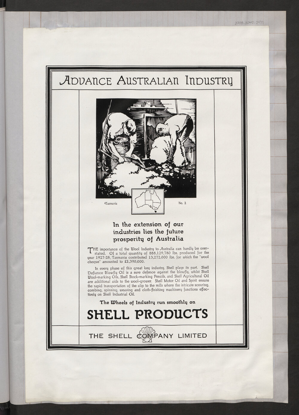 Pre-war advertising of Shell products [10 of many]