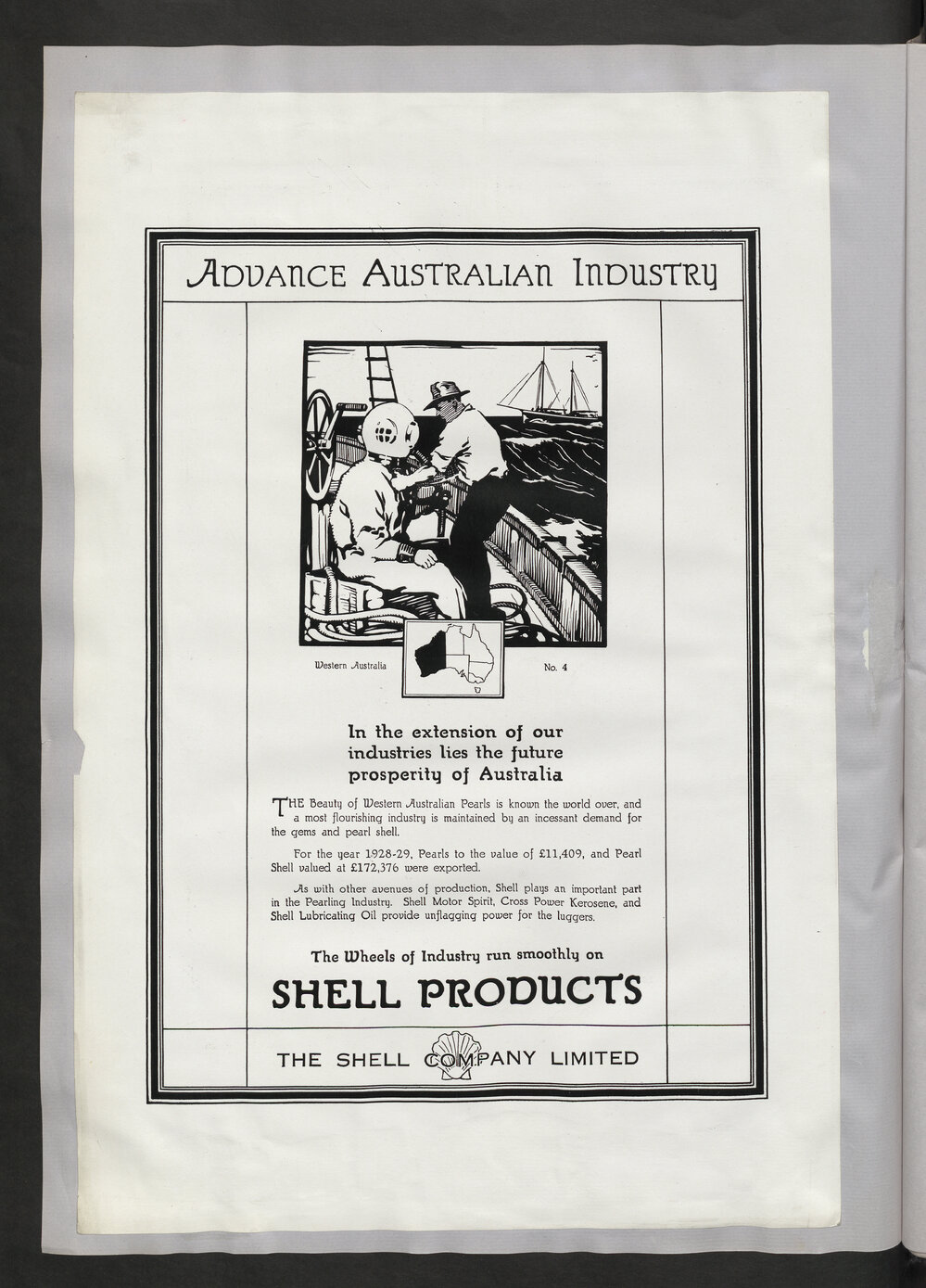 Pre-war advertising of Shell products [13 of many]