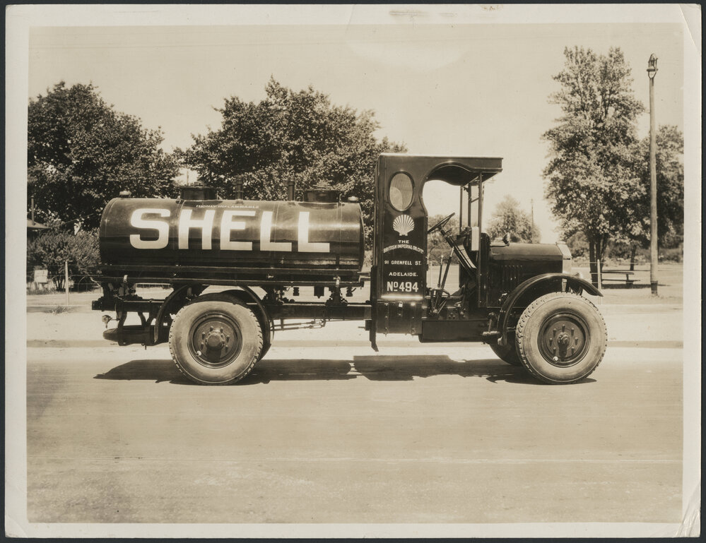 Photographs of Shell tank trucks and other vehicles servicing South Australia [11 of many]