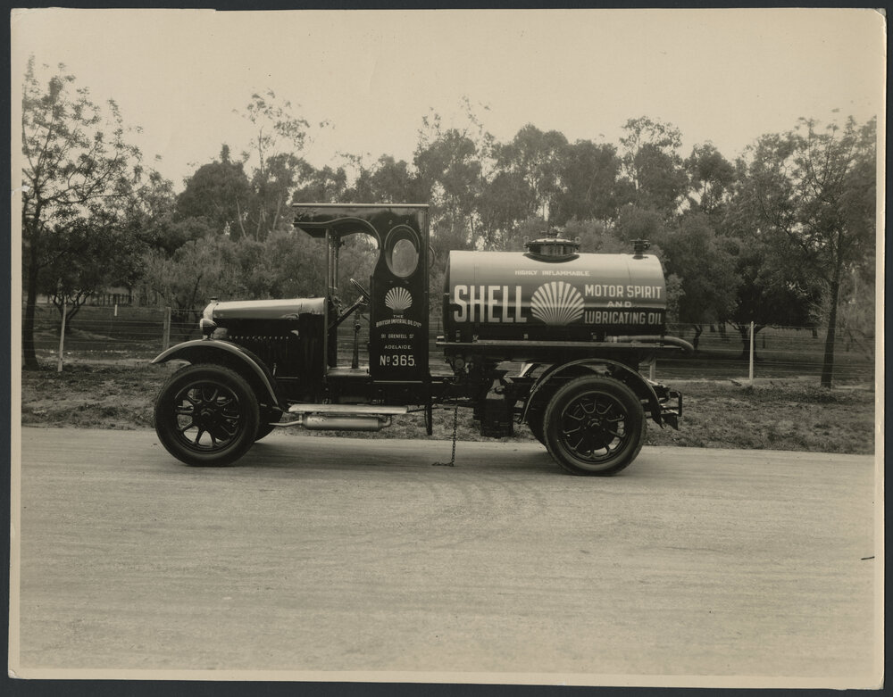 Photographs of Shell tank trucks and other vehicles servicing South Australia [15 of many]