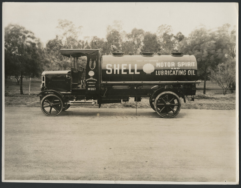 Photographs of Shell tank trucks and other vehicles servicing South Australia [17 of many]