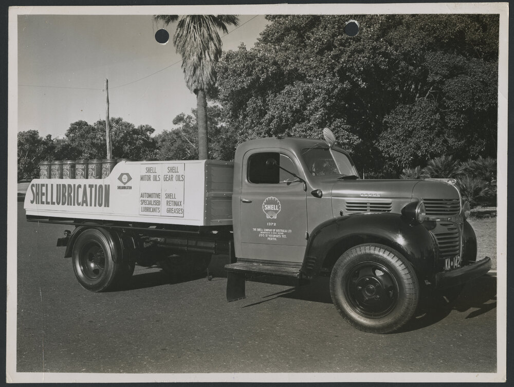 Photographs of Shell tank trucks and other vehicles servicing Western Australia [11 of many]
