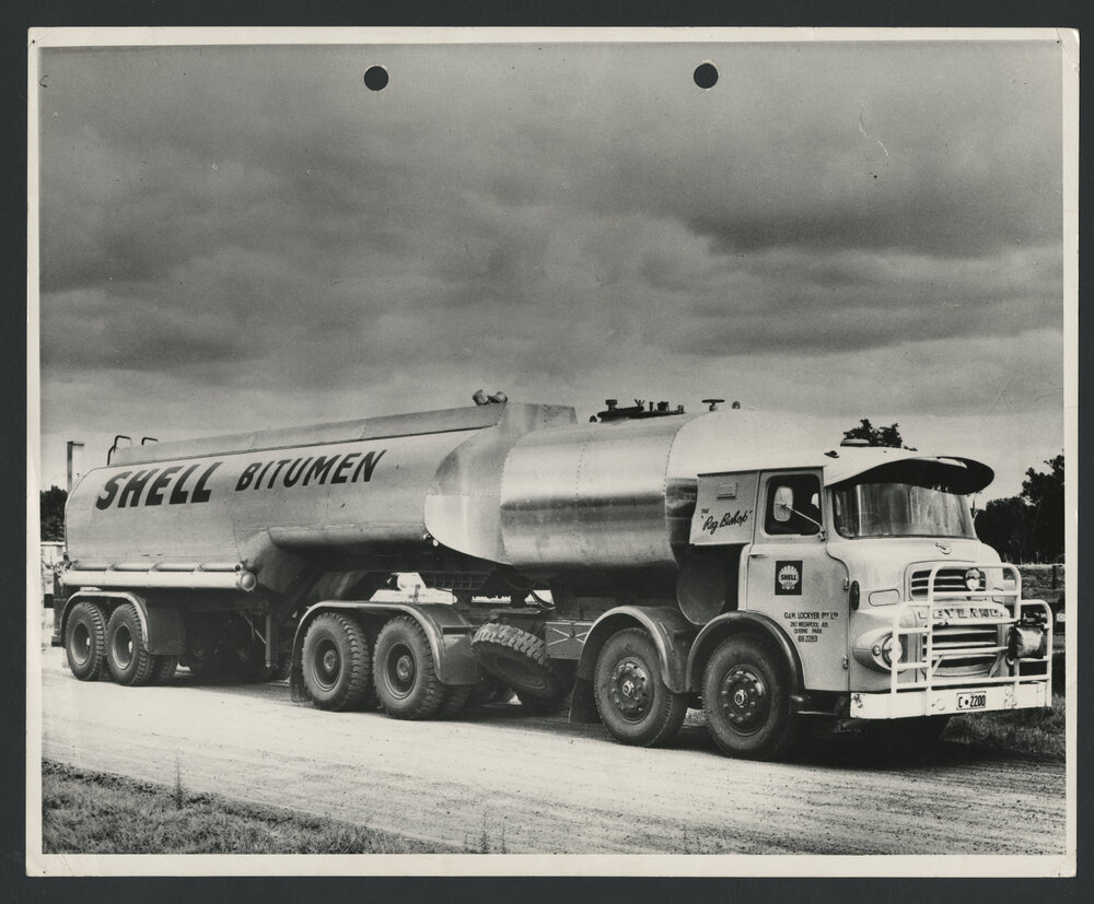 Photographs of Shell tank trucks and other vehicles servicing Western Australia [12 of many]