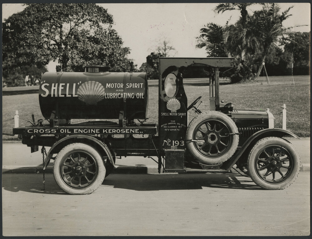 Photographs of Shell tank trucks and other vehicles servicing New South Wales [1 of many]