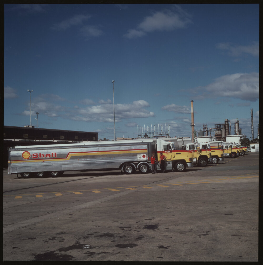 Photographs of Shell tank trucks and other vehicles servicing New South Wales [14 of many]
