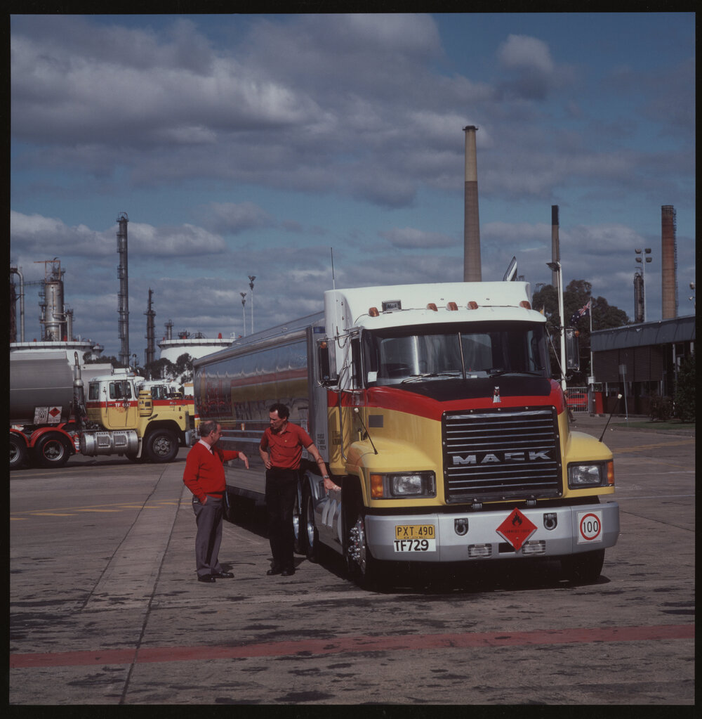 Photographs of Shell tank trucks and other vehicles servicing New South Wales [15 of many]