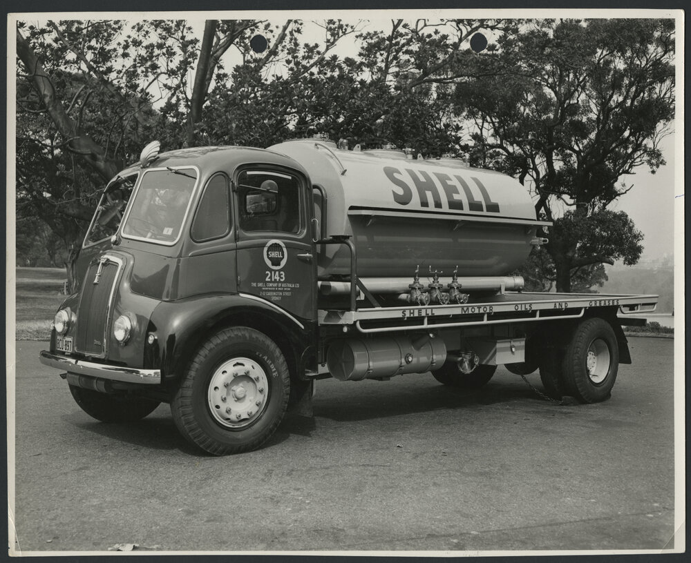 Photographs of Shell tank trucks and other vehicles servicing New South Wales [17 of many]