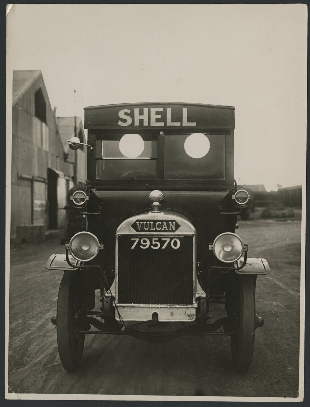 Photographs of Shell tank trucks and other vehicles servicing Victoria [5 of many]