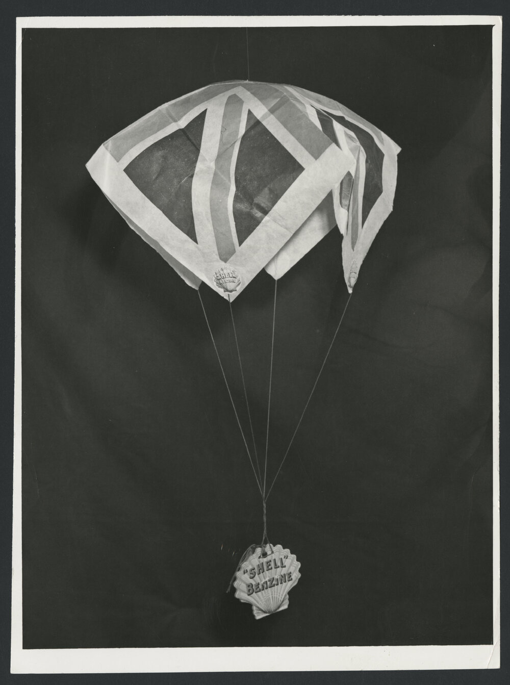 Souvenir released from Basil Watson's biplane using Shell Benzine, Victoria 1917 [1 of many]