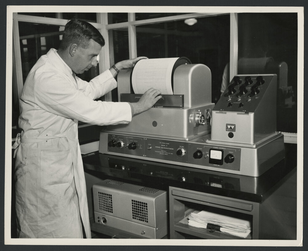 Photographs of Newport Laboratory and staff working within [1 of many]