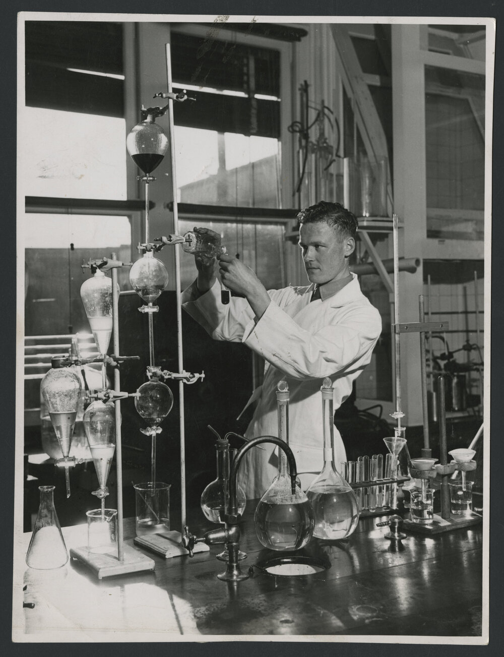 Photographs of Newport Laboratory and staff working within [6 of many]