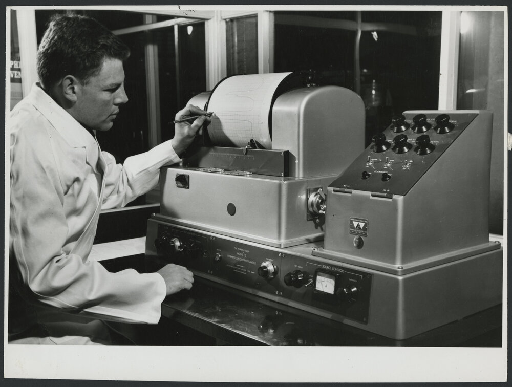 Photographs of Newport Laboratory and staff working within [9 of many]
