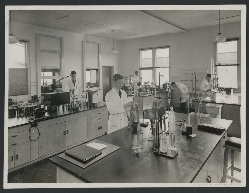 Photographs of Newport Laboratory and staff working within [13 of many]