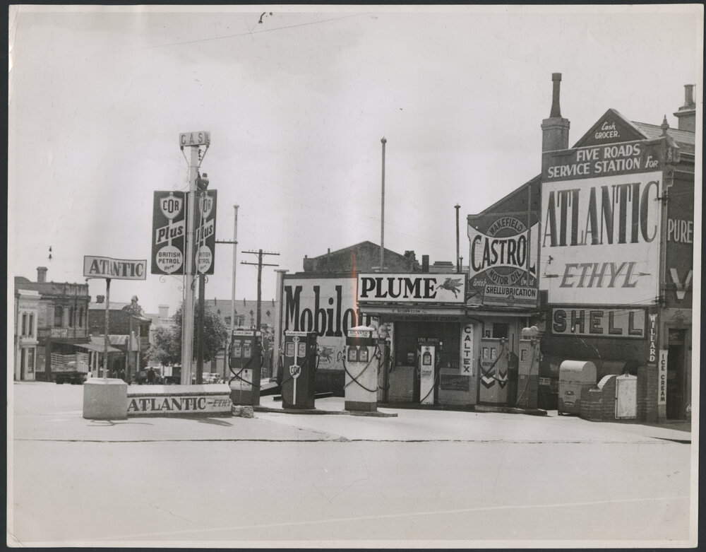Shell service stations, 1927-1965 [2 of many]
