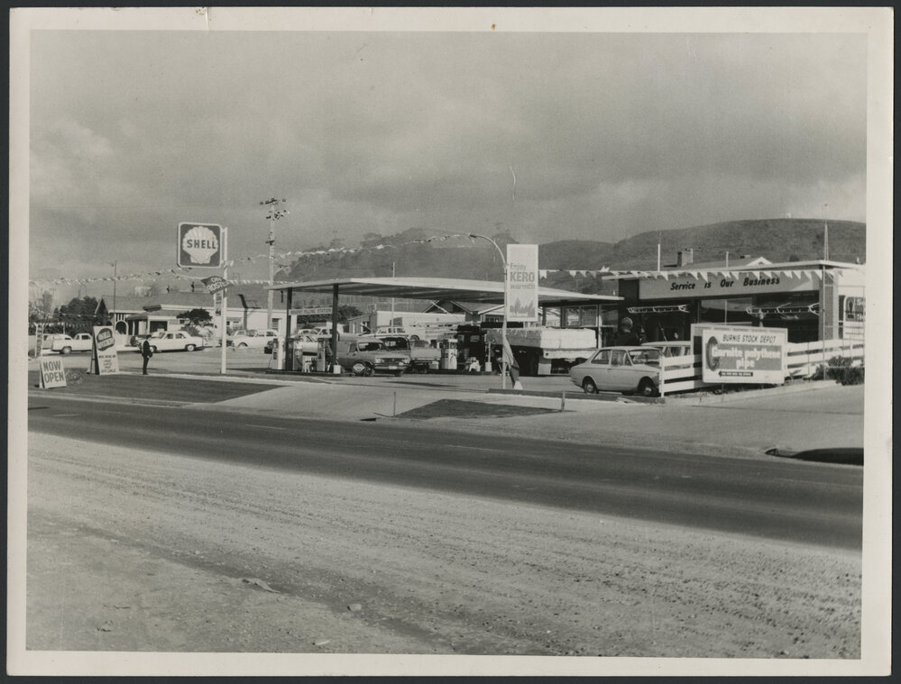 Shell service stations, 1927-1965 [20 of many]
