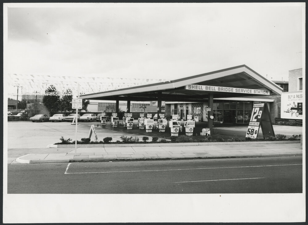 Shell service stations, 1927-1965 [21 of many]