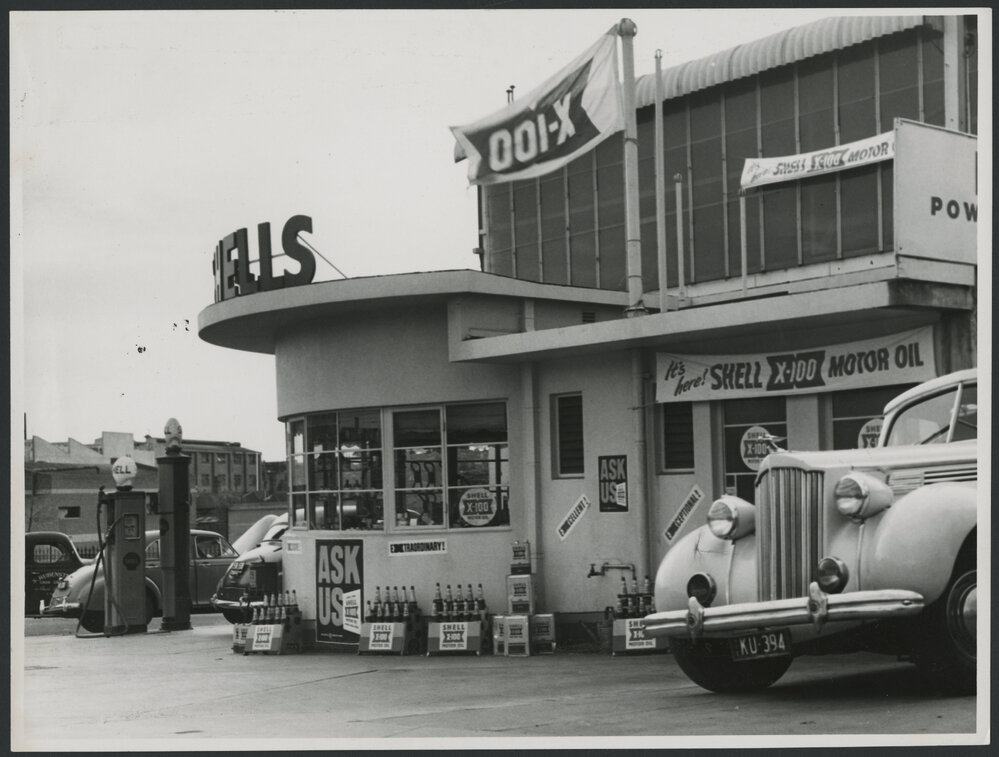 Shell service stations, 1927-1965 [26 of many]