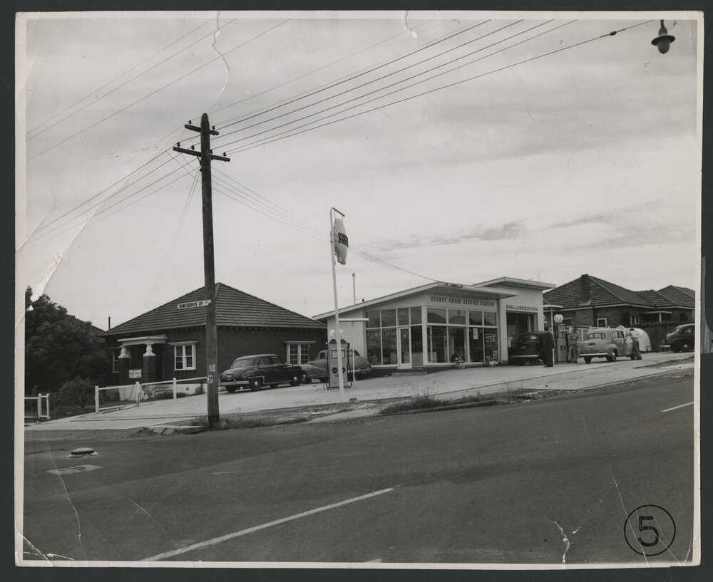 Shell service stations, 1927-1965 [28 of many]