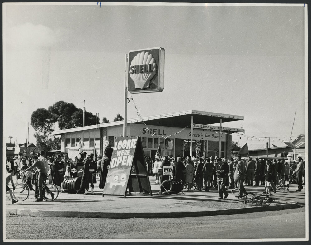 Shell service stations, 1927-1965 [29 of many]
