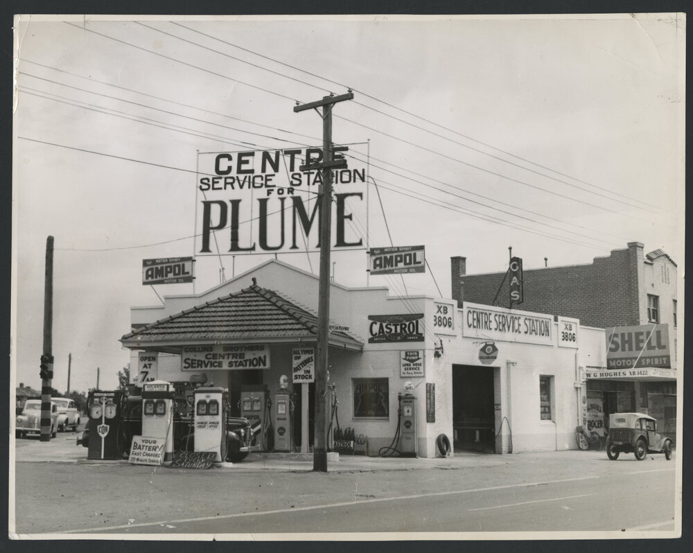 Shell service stations, 1927-1965 [30 of many]