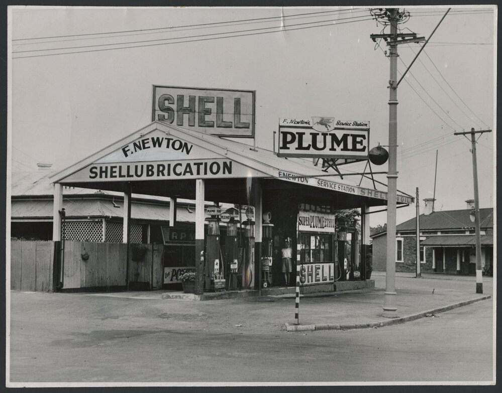 Shell service stations, 1927-1965 [35 of many]