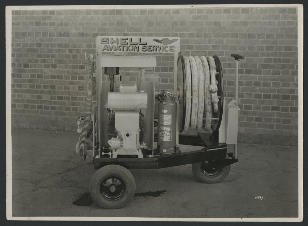 Photographs of aviation refuelling and associated vehicles and equipment [9 of many]