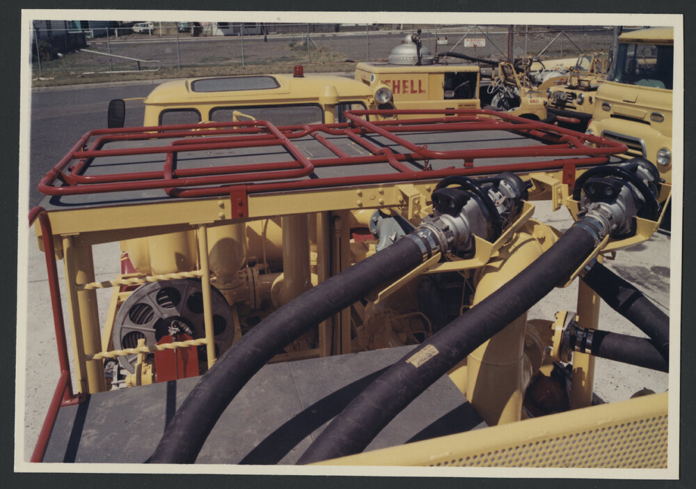 Photographs of aviation refuelling and associated vehicles and equipment [18 of many]