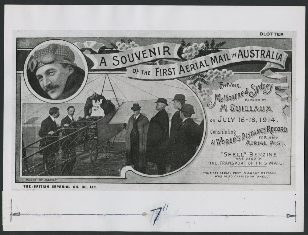Correspondence, photographs and memorabilia relating to the 50th anniversary celebrations of the first Melbourne - Sydney flight [4 of many]