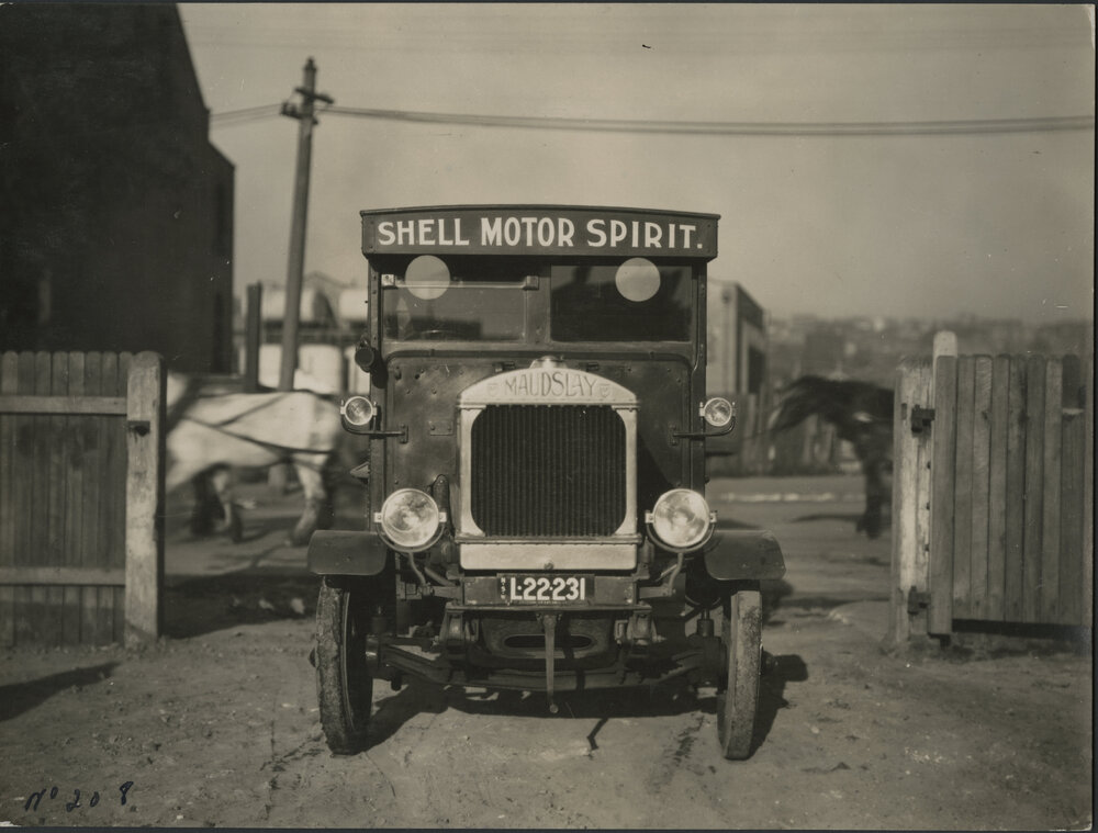 Photographs of Shell tank trucks and other vehicles servicing New South Wales [44 of many]
